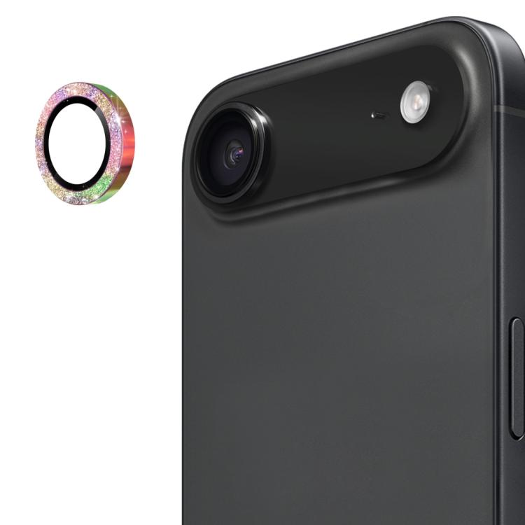 ENKAY Hat-Prince Glitter Rear Lens Aluminium Alloy Tempered Glass Film, For iPhone 17 Pro / 17 Pro Max, For iPhone 17, For iPhone 17 Air, For iPhone 15 Pro / 15 Pro Max, For iPhone 15 / 15 Plus
