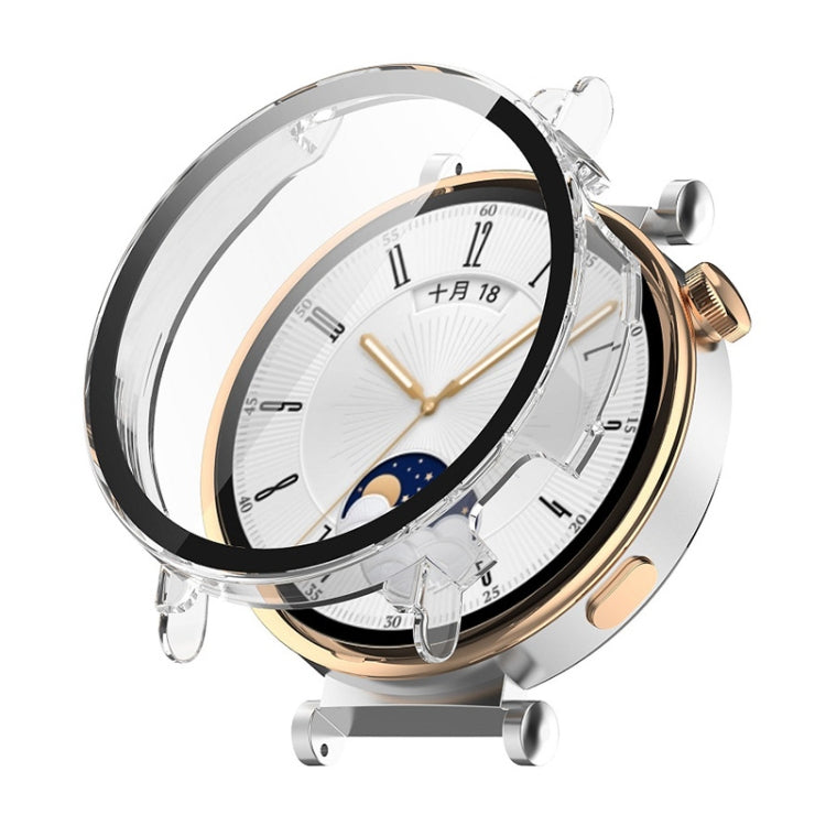 ENKAY Hat-Prince Full Coverage PC + Tempered Film Integrated Watch Protective Case, For Huawei Watch GT 4 46mm, For Huawei Watch GT 4 41mm
