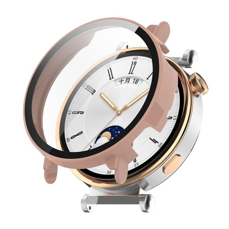 ENKAY Hat-Prince Full Coverage PC + Tempered Film Integrated Watch Protective Case, For Huawei Watch GT 4 46mm, For Huawei Watch GT 4 41mm