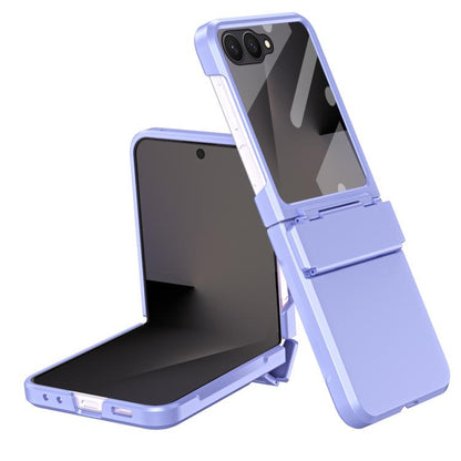 Diamond Case-film Integral Hinge Shockproof Phone Case, For Galaxy Z Flip8 5G, For Galaxy Z Flip7 FE / Flip6, For Galaxy Z Flip7 5G, For Galaxy Z Flip5 5G, For Galaxy Z Flip4, For Galaxy Z Flip3