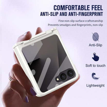Diamond Case-film Integral Hinge Shockproof Phone Case, For Galaxy Z Flip8 5G, For Galaxy Z Flip7 FE / Flip6, For Galaxy Z Flip7 5G, For Galaxy Z Flip5 5G, For Galaxy Z Flip4, For Galaxy Z Flip3
