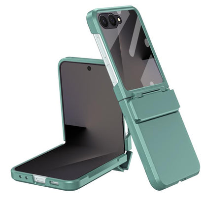 Diamond Case-film Integral Hinge Shockproof Phone Case, For Galaxy Z Flip8 5G, For Galaxy Z Flip7 FE / Flip6, For Galaxy Z Flip7 5G, For Galaxy Z Flip5 5G, For Galaxy Z Flip4, For Galaxy Z Flip3
