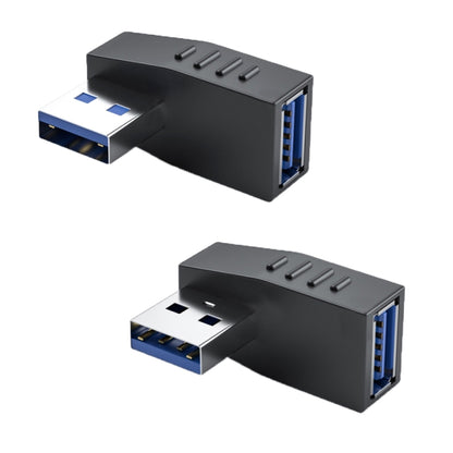 ENKAY USB 3.0 Adapter 90 Degree Angle Male to Female Combo Coupler Extender Connector, Vertical Up, Vertical Down, Horizontal Left, Horizontal Right, Vertical Up + Down, Horizontal Left + Right