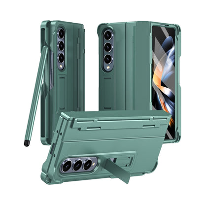Diamond Case-film Integral Hinge Shockproof Phone Case with Pen, For Galaxy Z Fold8 Ultra 5G, For Galaxy Z Fold7 5G, For Galaxy Z Fold6 5G, For Galaxy Z Fold5 5G, For Galaxy Z Fold4, For Galaxy Z Fold3 5G