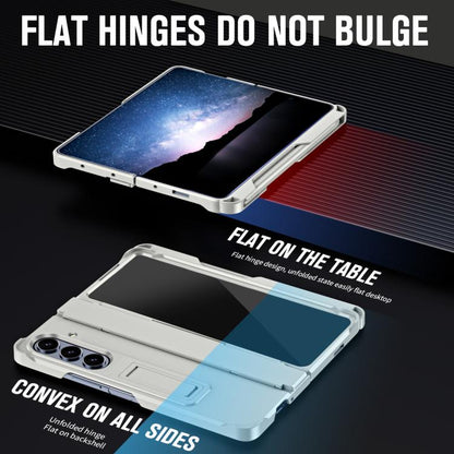Diamond Case-film Integral Hinge Shockproof Phone Case with Pen, For Galaxy Z Fold8 Ultra 5G, For Galaxy Z Fold7 5G, For Galaxy Z Fold6 5G, For Galaxy Z Fold5 5G, For Galaxy Z Fold4, For Galaxy Z Fold3 5G