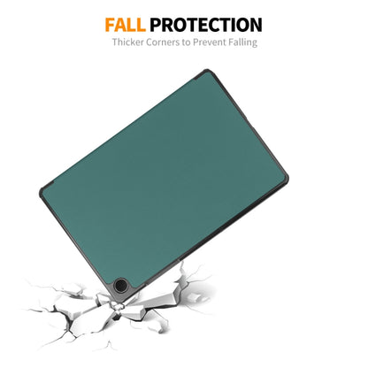 ENKAY Tri-fold Custer Texture Leather Smart Tablet Case, For Samsung Galaxy Tab A11+ / A9+, For Samsung Galaxy Tab A11 / A9