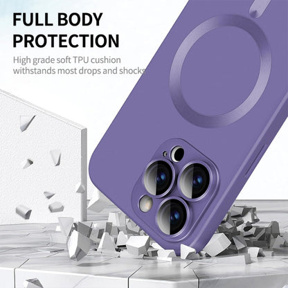 ENKAY MagSafe Matte TPU Phone Case with Lens Film & Screen Glass Film, For iPhone 15 Pro Max, For iPhone 15 Pro, For iPhone 15 Plus, For iPhone 15, For iPhone 14 Plus, For iPhone 14, For iPhone 14 Pro, For iPhone 14 Pro Max
