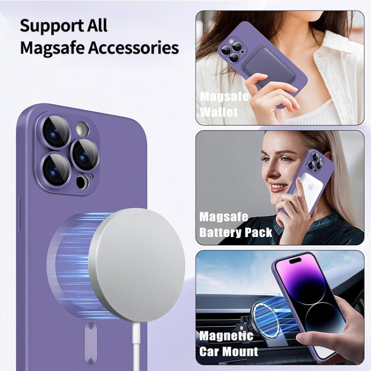 ENKAY MagSafe Matte TPU Phone Case with Lens Film & Screen Glass Film, For iPhone 15 Pro Max, For iPhone 15 Pro, For iPhone 15 Plus, For iPhone 15, For iPhone 14 Plus, For iPhone 14, For iPhone 14 Pro, For iPhone 14 Pro Max