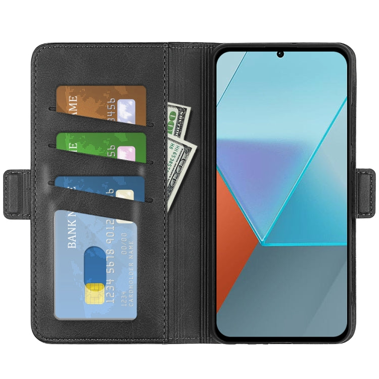 Dual-side Magnetic Buckle Horizontal Flip Leather Phone Case, For Xiaomi Redmi Note 13 Pro 5G, For Xiaomi 13T, For Redmi Note 17 Pro Max 5G Global 163mm, For Redmi A7 Pro 171mm / Poco C85x 5G, For Redmi Turbo 5 Max / Poco X8 Pro Max                    ...