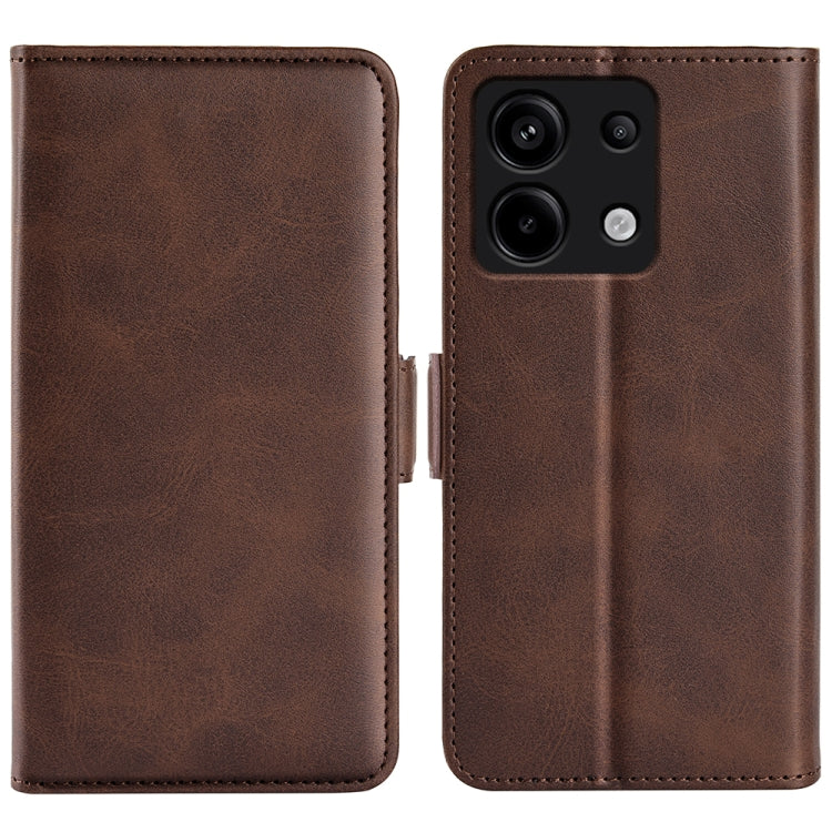 Dual-side Magnetic Buckle Horizontal Flip Leather Phone Case, For Xiaomi Redmi Note 13 Pro 5G, For Xiaomi 13T, For Redmi Note 17 Pro Max 5G Global 163mm, For Redmi A7 Pro 171mm / Poco C85x 5G, For Redmi Turbo 5 Max / Poco X8 Pro Max                    ...