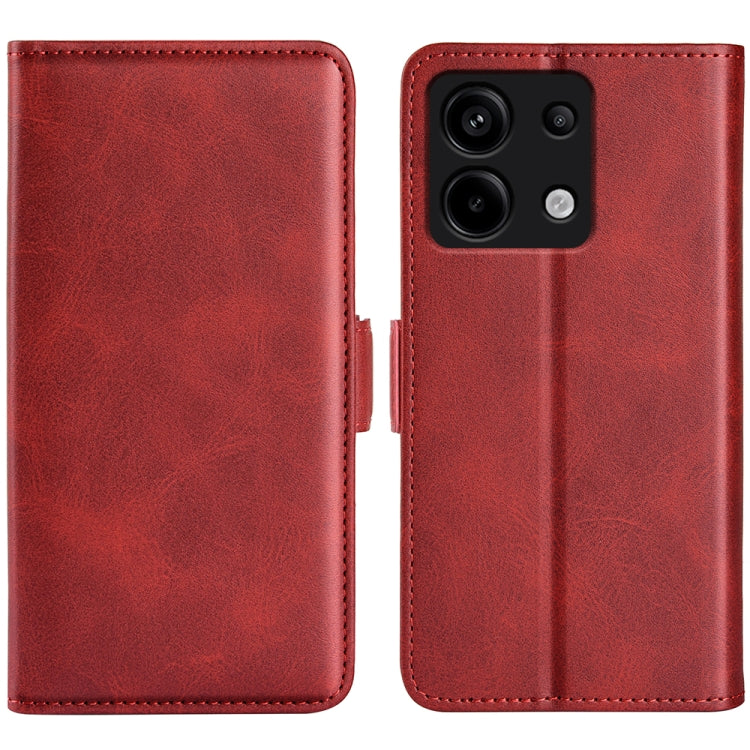 Dual-side Magnetic Buckle Horizontal Flip Leather Phone Case, For Xiaomi Redmi Note 13 Pro 5G, For Xiaomi 13T, For Redmi Note 17 Pro Max 5G Global 163mm, For Redmi A7 Pro 171mm / Poco C85x 5G, For Redmi Turbo 5 Max / Poco X8 Pro Max                    ...