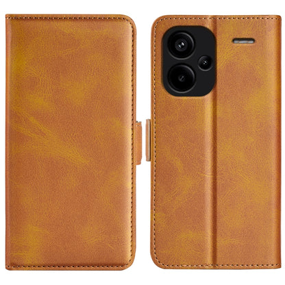 Dual-side Magnetic Buckle Horizontal Flip Leather Phone Case, For Xiaomi Redmi Note 14 Pro+, For Xiaomi Redmi Note 14 Pro 5G, For Xiaomi 14T Pro, For Xiaomi 14T, For Xiaomi Redmi 14C 4G, For Xiaomi Redmi K70 Ultra, For Xiaomi Redmi Note 13R 5G         ...