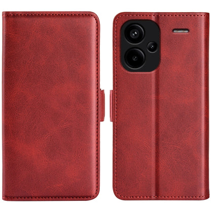 Dual-side Magnetic Buckle Horizontal Flip Leather Phone Case, For Xiaomi Redmi Note 14 Pro+, For Xiaomi Redmi Note 14 Pro 5G, For Xiaomi 14T Pro, For Xiaomi 14T, For Xiaomi Redmi 14C 4G, For Xiaomi Redmi K70 Ultra, For Xiaomi Redmi Note 13R 5G         ...