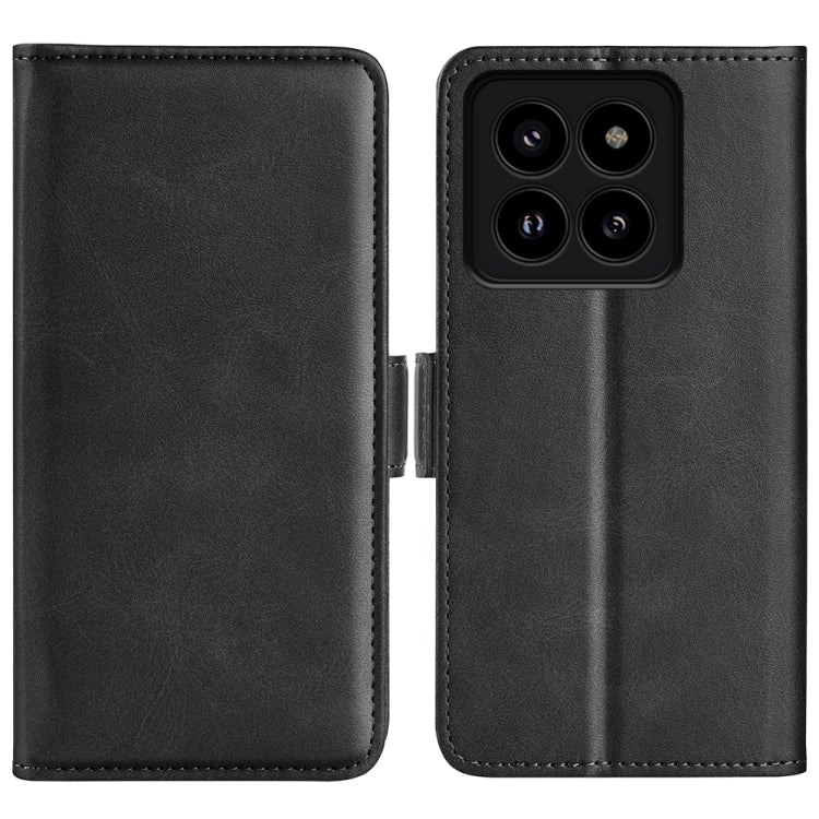 Dual-side Magnetic Buckle Horizontal Flip Leather Phone Case, For Xiaomi Redmi Note 14 Pro+, For Xiaomi Redmi Note 14 Pro 5G, For Xiaomi 14T Pro, For Xiaomi 14T, For Xiaomi Redmi 14C 4G, For Xiaomi Redmi K70 Ultra, For Xiaomi Redmi Note 13R 5G         ...