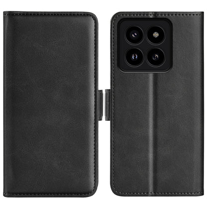 Dual-side Magnetic Buckle Horizontal Flip Leather Phone Case, For Xiaomi Redmi Note 14 Pro+, For Xiaomi Redmi Note 14 Pro 5G, For Xiaomi 14T Pro, For Xiaomi 14T, For Xiaomi Redmi 14C 4G, For Xiaomi Redmi K70 Ultra, For Xiaomi Redmi Note 13R 5G         ...