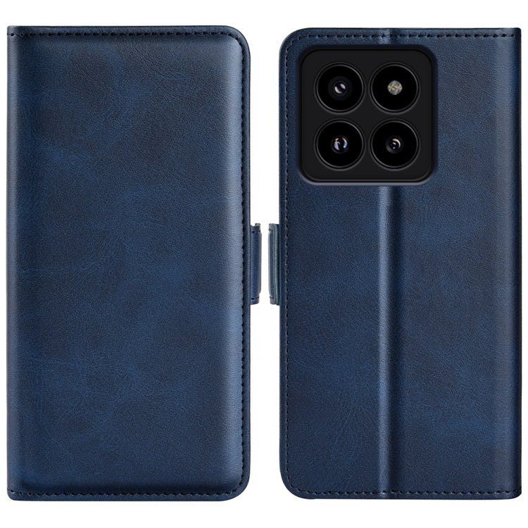 Dual-side Magnetic Buckle Horizontal Flip Leather Phone Case, For Xiaomi Redmi Note 14 Pro+, For Xiaomi Redmi Note 14 Pro 5G, For Xiaomi 14T Pro, For Xiaomi 14T, For Xiaomi Redmi 14C 4G, For Xiaomi Redmi K70 Ultra, For Xiaomi Redmi Note 13R 5G         ...