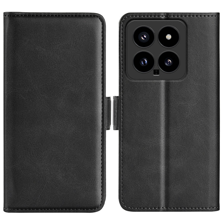 Dual-side Magnetic Buckle Horizontal Flip Leather Phone Case, For Xiaomi Redmi Note 14 Pro+, For Xiaomi Redmi Note 14 Pro 5G, For Xiaomi 14T Pro, For Xiaomi 14T, For Xiaomi Redmi 14C 4G, For Xiaomi Redmi K70 Ultra, For Xiaomi Redmi Note 13R 5G         ...