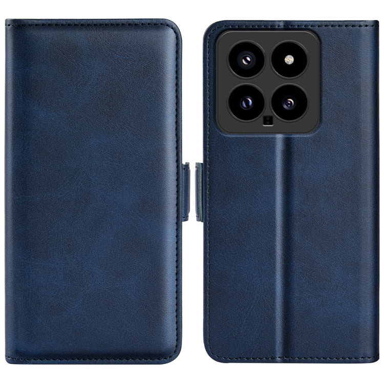Dual-side Magnetic Buckle Horizontal Flip Leather Phone Case, For Xiaomi Redmi Note 14 Pro+, For Xiaomi Redmi Note 14 Pro 5G, For Xiaomi 14T Pro, For Xiaomi 14T, For Xiaomi Redmi 14C 4G, For Xiaomi Redmi K70 Ultra, For Xiaomi Redmi Note 13R 5G         ...