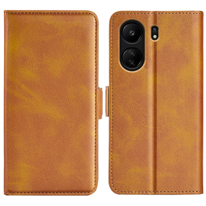 Dual-side Magnetic Buckle Horizontal Flip Leather Phone Case, For Xiaomi Redmi Note 14 Pro+, For Xiaomi Redmi Note 14 Pro 5G, For Xiaomi 14T Pro, For Xiaomi 14T, For Xiaomi Redmi 14C 4G, For Xiaomi Redmi K70 Ultra, For Xiaomi Redmi Note 13R 5G         ...