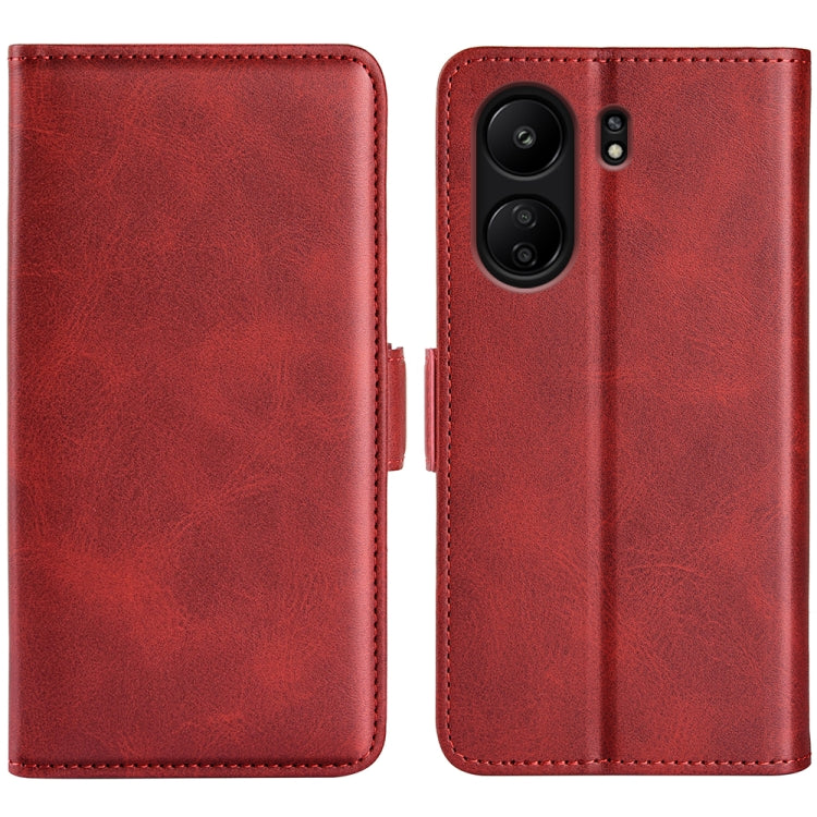 Dual-side Magnetic Buckle Horizontal Flip Leather Phone Case, For Xiaomi Redmi Note 14 Pro+, For Xiaomi Redmi Note 14 Pro 5G, For Xiaomi 14T Pro, For Xiaomi 14T, For Xiaomi Redmi 14C 4G, For Xiaomi Redmi K70 Ultra, For Xiaomi Redmi Note 13R 5G         ...