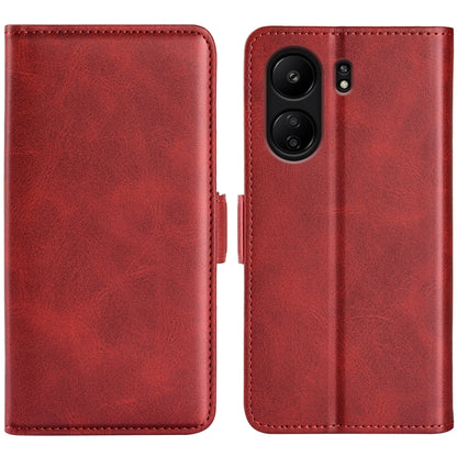 Dual-side Magnetic Buckle Horizontal Flip Leather Phone Case, For Xiaomi Redmi Note 14 Pro+, For Xiaomi Redmi Note 14 Pro 5G, For Xiaomi 14T Pro, For Xiaomi 14T, For Xiaomi Redmi 14C 4G, For Xiaomi Redmi K70 Ultra, For Xiaomi Redmi Note 13R 5G         ...