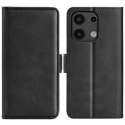 Dual-side Magnetic Buckle Horizontal Flip Leather Phone Case, For Xiaomi Redmi Note 14 Pro+, For Xiaomi Redmi Note 14 Pro 5G, For Xiaomi 14T Pro, For Xiaomi 14T, For Xiaomi Redmi 14C 4G, For Xiaomi Redmi K70 Ultra, For Xiaomi Redmi Note 13R 5G         ...