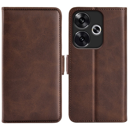 Dual-side Magnetic Buckle Horizontal Flip Leather Phone Case, For Xiaomi Redmi Note 14 Pro+, For Xiaomi Redmi Note 14 Pro 5G, For Xiaomi 14T Pro, For Xiaomi 14T, For Xiaomi Redmi 14C 4G, For Xiaomi Redmi K70 Ultra, For Xiaomi Redmi Note 13R 5G         ...