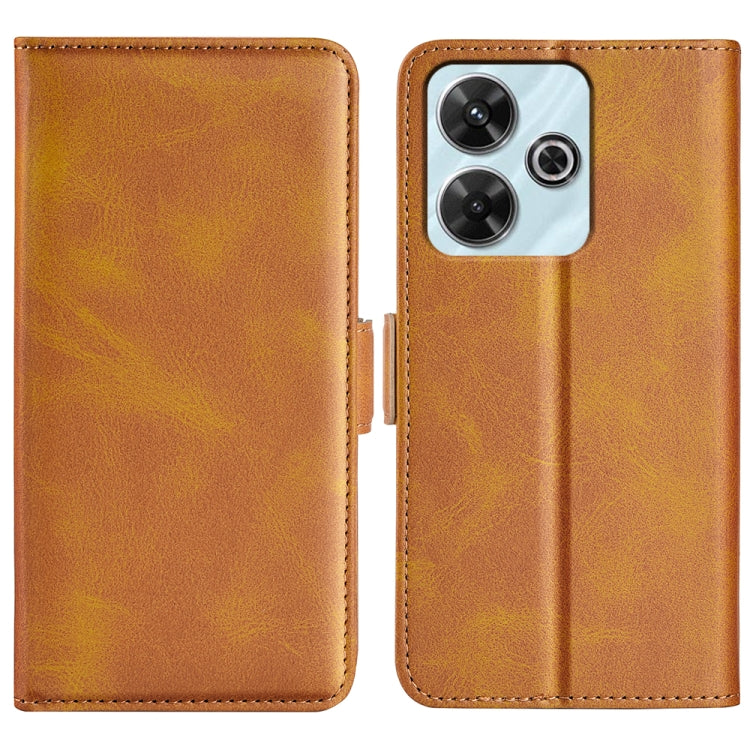 Dual-side Magnetic Buckle Horizontal Flip Leather Phone Case, For Xiaomi Redmi Note 14 Pro+, For Xiaomi Redmi Note 14 Pro 5G, For Xiaomi 14T Pro, For Xiaomi 14T, For Xiaomi Redmi 14C 4G, For Xiaomi Redmi K70 Ultra, For Xiaomi Redmi Note 13R 5G         ...