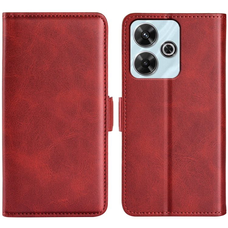 Dual-side Magnetic Buckle Horizontal Flip Leather Phone Case, For Xiaomi Redmi Note 14 Pro+, For Xiaomi Redmi Note 14 Pro 5G, For Xiaomi 14T Pro, For Xiaomi 14T, For Xiaomi Redmi 14C 4G, For Xiaomi Redmi K70 Ultra, For Xiaomi Redmi Note 13R 5G         ...