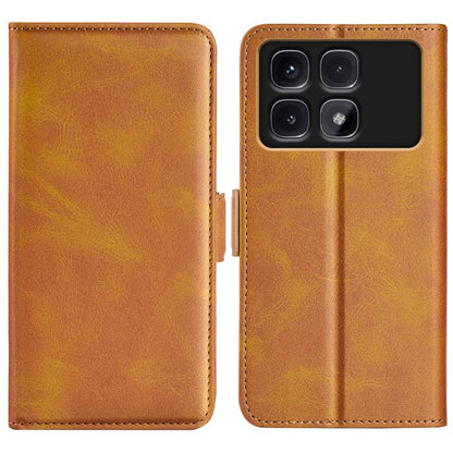 Dual-side Magnetic Buckle Horizontal Flip Leather Phone Case, For Xiaomi Redmi Note 14 Pro+, For Xiaomi Redmi Note 14 Pro 5G, For Xiaomi 14T Pro, For Xiaomi 14T, For Xiaomi Redmi 14C 4G, For Xiaomi Redmi K70 Ultra, For Xiaomi Redmi Note 13R 5G         ...