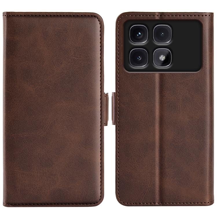 Dual-side Magnetic Buckle Horizontal Flip Leather Phone Case, For Xiaomi Redmi Note 14 Pro+, For Xiaomi Redmi Note 14 Pro 5G, For Xiaomi 14T Pro, For Xiaomi 14T, For Xiaomi Redmi 14C 4G, For Xiaomi Redmi K70 Ultra, For Xiaomi Redmi Note 13R 5G         ...