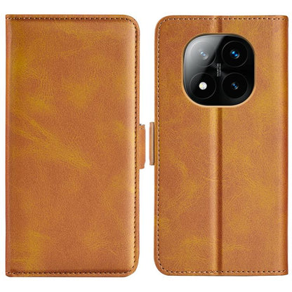Dual-side Magnetic Buckle Horizontal Flip Leather Phone Case, For Xiaomi 15 Pro, For Xiaomi 15, For Xiaomi Redmi Note 14 5G, For Xiaomi Redmi Note 14 Pro+, For Xiaomi Redmi Note 14 Pro 5G, For Xiaomi 14T Pro, For Xiaomi 14T, For Xiaomi Redmi 14C 4G    ...