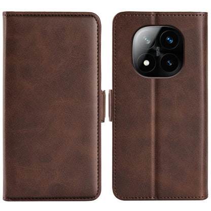 Dual-side Magnetic Buckle Horizontal Flip Leather Phone Case, For Xiaomi 15 Pro, For Xiaomi 15, For Xiaomi Redmi Note 14 5G, For Xiaomi Redmi Note 14 Pro+, For Xiaomi Redmi Note 14 Pro 5G, For Xiaomi 14T Pro, For Xiaomi 14T, For Xiaomi Redmi 14C 4G    ...