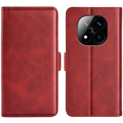 Dual-side Magnetic Buckle Horizontal Flip Leather Phone Case, For Xiaomi Redmi Note 14 Pro+, For Xiaomi Redmi Note 14 Pro 5G, For Xiaomi 14T Pro, For Xiaomi 14T, For Xiaomi Redmi 14C 4G, For Xiaomi Redmi K70 Ultra, For Xiaomi Redmi Note 13R 5G         ...