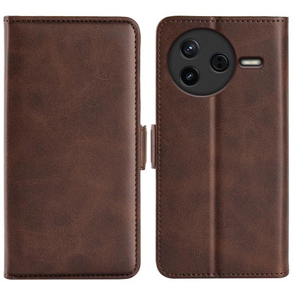 Dual-side Magnetic Buckle Horizontal Flip Leather Phone Case, For Redmi Turbo 5 Max / Poco X8 Pro Max, For Redmi Turbo 5 5G / Poco X8 Pro 5G, For Redmi Note 15 Pro+ Global 163.3mm, For Redmi Note 15 4G / 5G Global 164mm, For Xiaomi Poco F8 Ultra 5G    ...