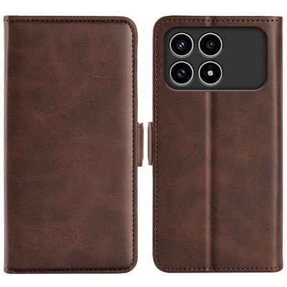 Dual-side Magnetic Buckle Horizontal Flip Leather Phone Case, For Redmi Turbo 5 Max / Poco X8 Pro Max, For Redmi Turbo 5 5G / Poco X8 Pro 5G, For Redmi Note 15 Pro+ Global 163.3mm, For Redmi Note 15 4G / 5G Global 164mm, For Xiaomi Poco F8 Ultra 5G    ...