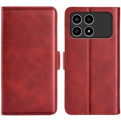 Dual-side Magnetic Buckle Horizontal Flip Leather Phone Case, For Redmi Turbo 5 Max / Poco X8 Pro Max, For Redmi Turbo 5 5G / Poco X8 Pro 5G, For Redmi Note 15 Pro+ Global 163.3mm, For Redmi Note 15 4G / 5G Global 164mm, For Xiaomi Poco F8 Ultra 5G    ...