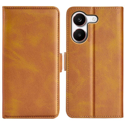 Dual-side Magnetic Buckle Horizontal Flip Leather Phone Case, For Redmi Turbo 5 Max / Poco X8 Pro Max, For Redmi Turbo 5 5G / Poco X8 Pro 5G, For Redmi Note 15 Pro+ Global 163.3mm, For Redmi Note 15 4G / 5G Global 164mm, For Xiaomi Poco F8 Ultra 5G    ...
