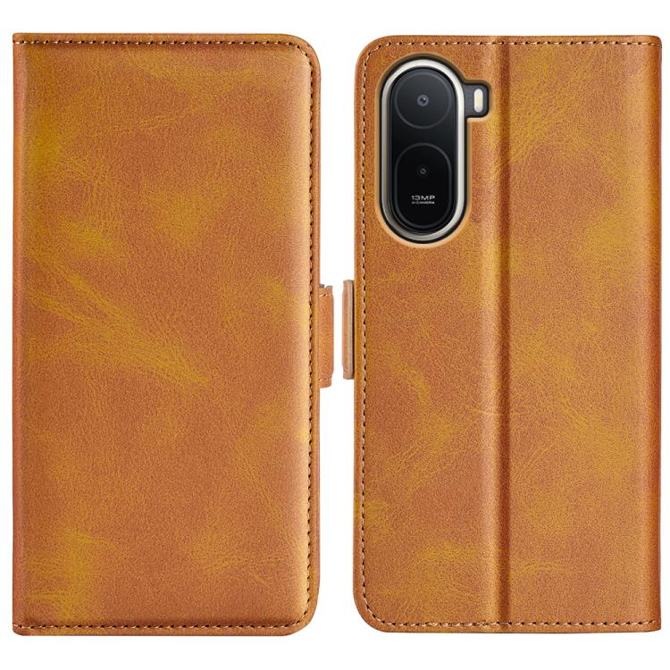 Dual-side Magnetic Buckle Horizontal Flip Leather Phone Case, For Xiaomi Redmi Note 14 Pro+, For Xiaomi Redmi Note 14 Pro 5G, For Xiaomi 14T Pro, For Xiaomi 14T, For Xiaomi Redmi 14C 4G, For Xiaomi Redmi K70 Ultra, For Xiaomi Redmi Note 13R 5G         ...