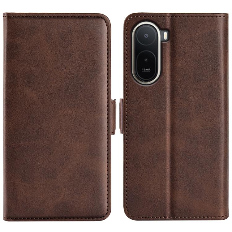 Dual-side Magnetic Buckle Horizontal Flip Leather Phone Case, For Xiaomi Redmi Note 14 Pro+, For Xiaomi Redmi Note 14 Pro 5G, For Xiaomi 14T Pro, For Xiaomi 14T, For Xiaomi Redmi 14C 4G, For Xiaomi Redmi K70 Ultra, For Xiaomi Redmi Note 13R 5G         ...