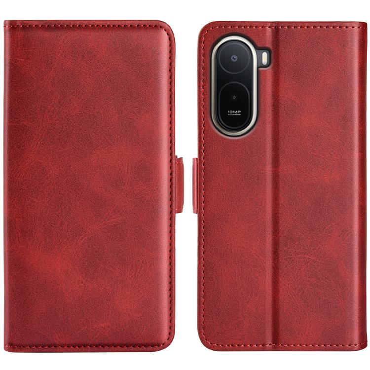 Dual-side Magnetic Buckle Horizontal Flip Leather Phone Case, For Xiaomi Redmi Note 14 Pro+, For Xiaomi Redmi Note 14 Pro 5G, For Xiaomi 14T Pro, For Xiaomi 14T, For Xiaomi Redmi 14C 4G, For Xiaomi Redmi K70 Ultra, For Xiaomi Redmi Note 13R 5G         ...