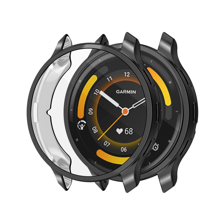ENKAY Hat-Prince Full Coverage Electroplated TPU Watch Case with Screen Protection, For Garmin Venu 3S, For Garmin Venu 3