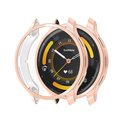 ENKAY Hat-Prince Full Coverage Electroplated TPU Watch Case with Screen Protection, For Garmin Venu 3S, For Garmin Venu 3