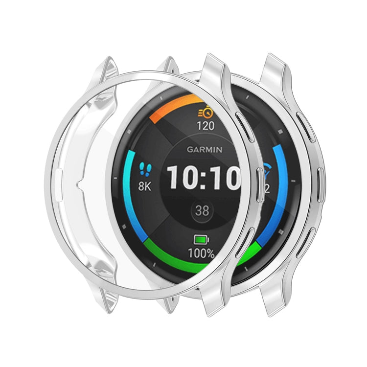 ENKAY Hat-Prince Full Coverage Electroplated TPU Watch Case with Screen Protection, For Garmin Venu 3S, For Garmin Venu 3