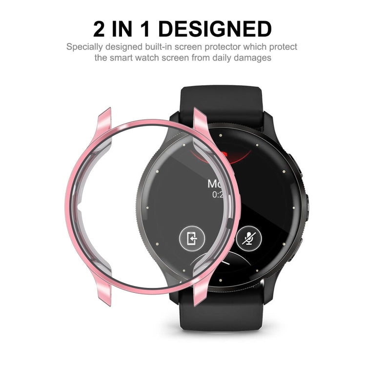 ENKAY Hat-Prince Full Coverage Electroplated TPU Watch Case with Screen Protection, For Garmin Venu 3S, For Garmin Venu 3