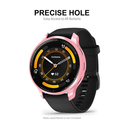 ENKAY Hat-Prince Full Coverage Electroplated TPU Watch Case with Screen Protection, For Garmin Venu 3S, For Garmin Venu 3