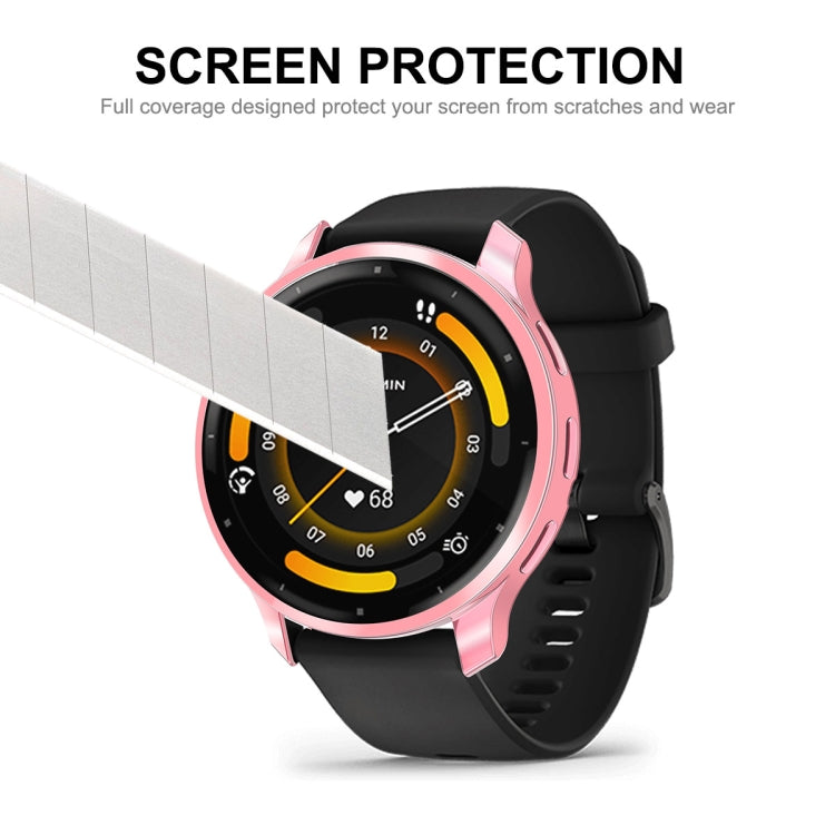 ENKAY Hat-Prince Full Coverage Electroplated TPU Watch Case with Screen Protection, For Garmin Venu 3S, For Garmin Venu 3