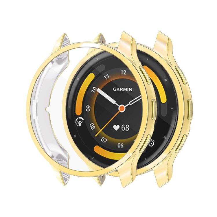 ENKAY Hat-Prince Full Coverage Electroplated TPU Watch Case with Screen Protection, For Garmin Venu 3S, For Garmin Venu 3