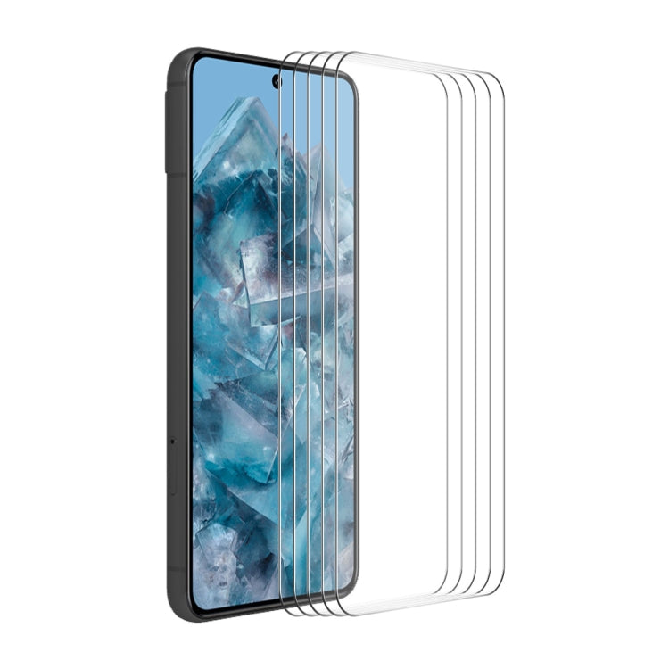 5pcs ENKAY Hat-Prince 0.26mm 9H 2.5D High Aluminum-silicon Tempered Glass Film, For Google Pixel 8 Pro, For Google Pixel 8