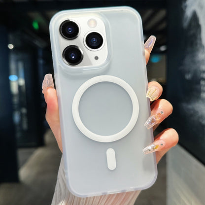 Transparent TPU Hybrid PC Magsafe Phone Case